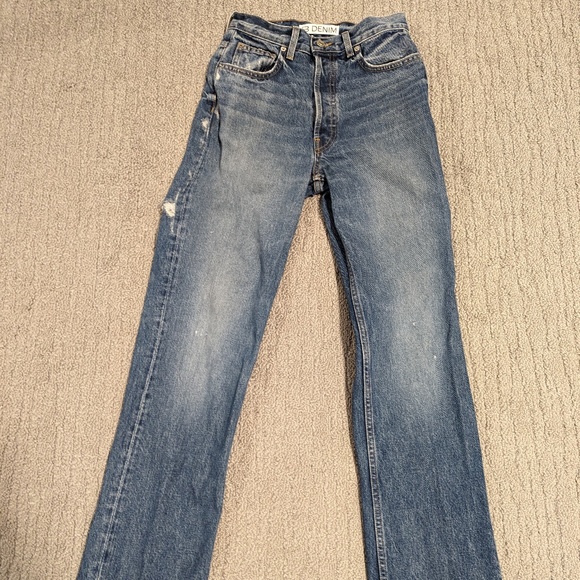 EB Denim high rise straight jean - Picture 1 of 5